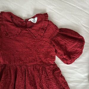 Elegant Red Kids Dress